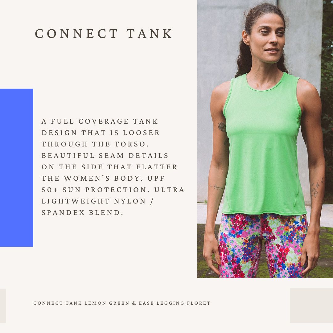 connect tank lemon green