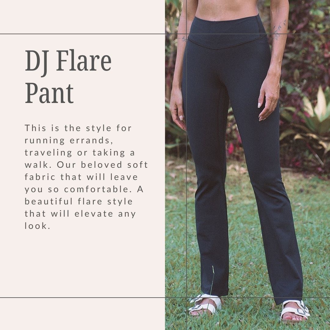 dj flare pant black 