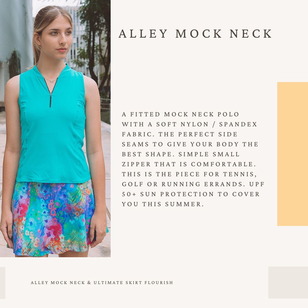 alley mock neck miami