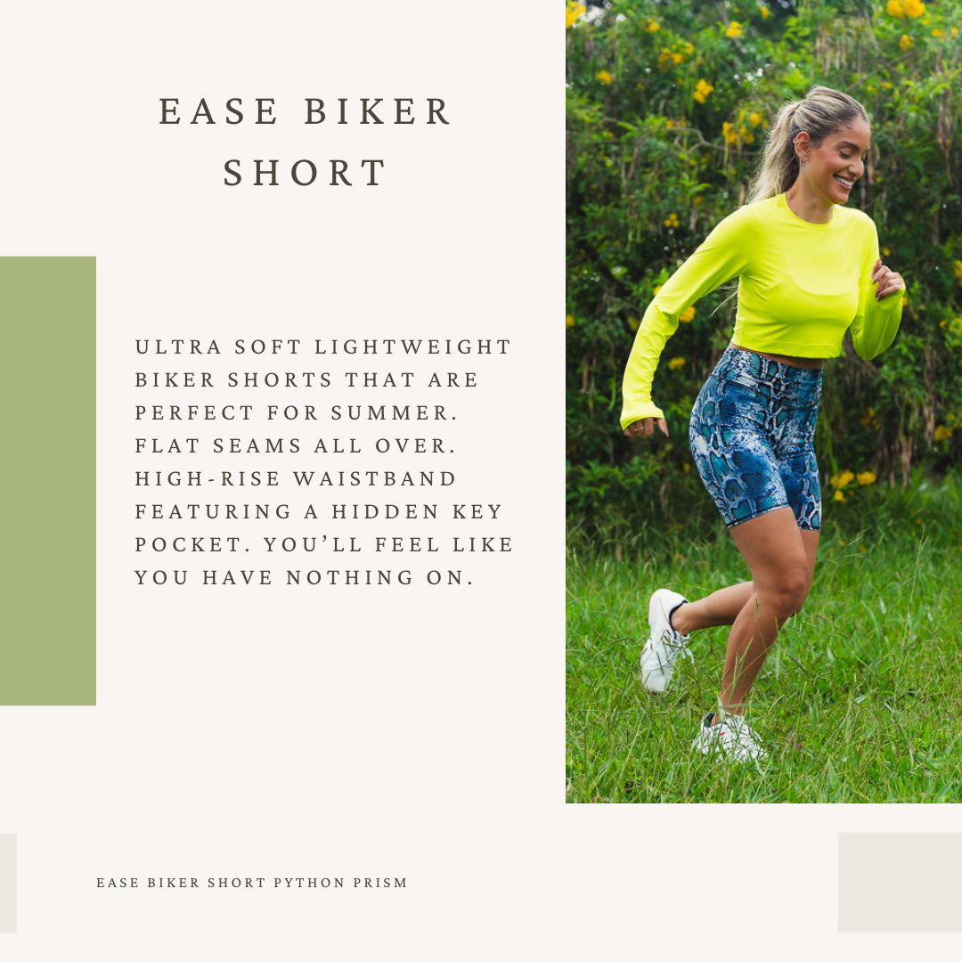 ease biker short python prism 