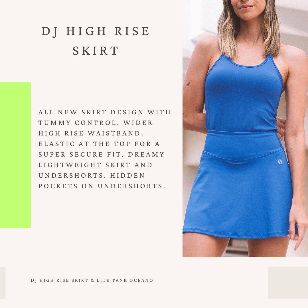 dj high rise skirt oceano