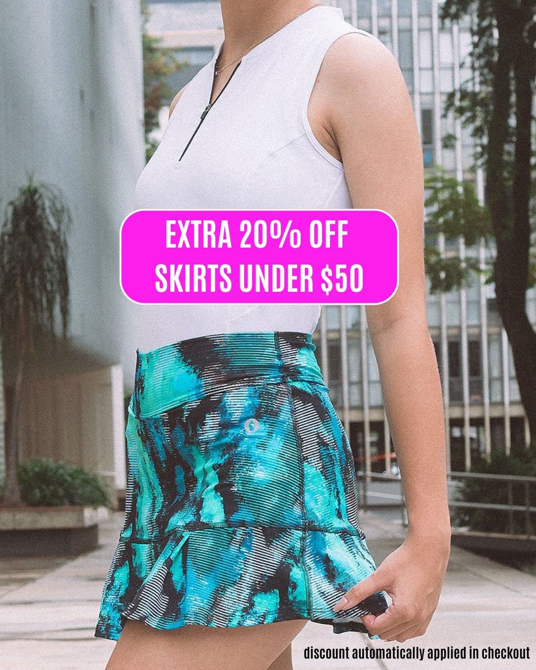 extra 20% off skirts under $50