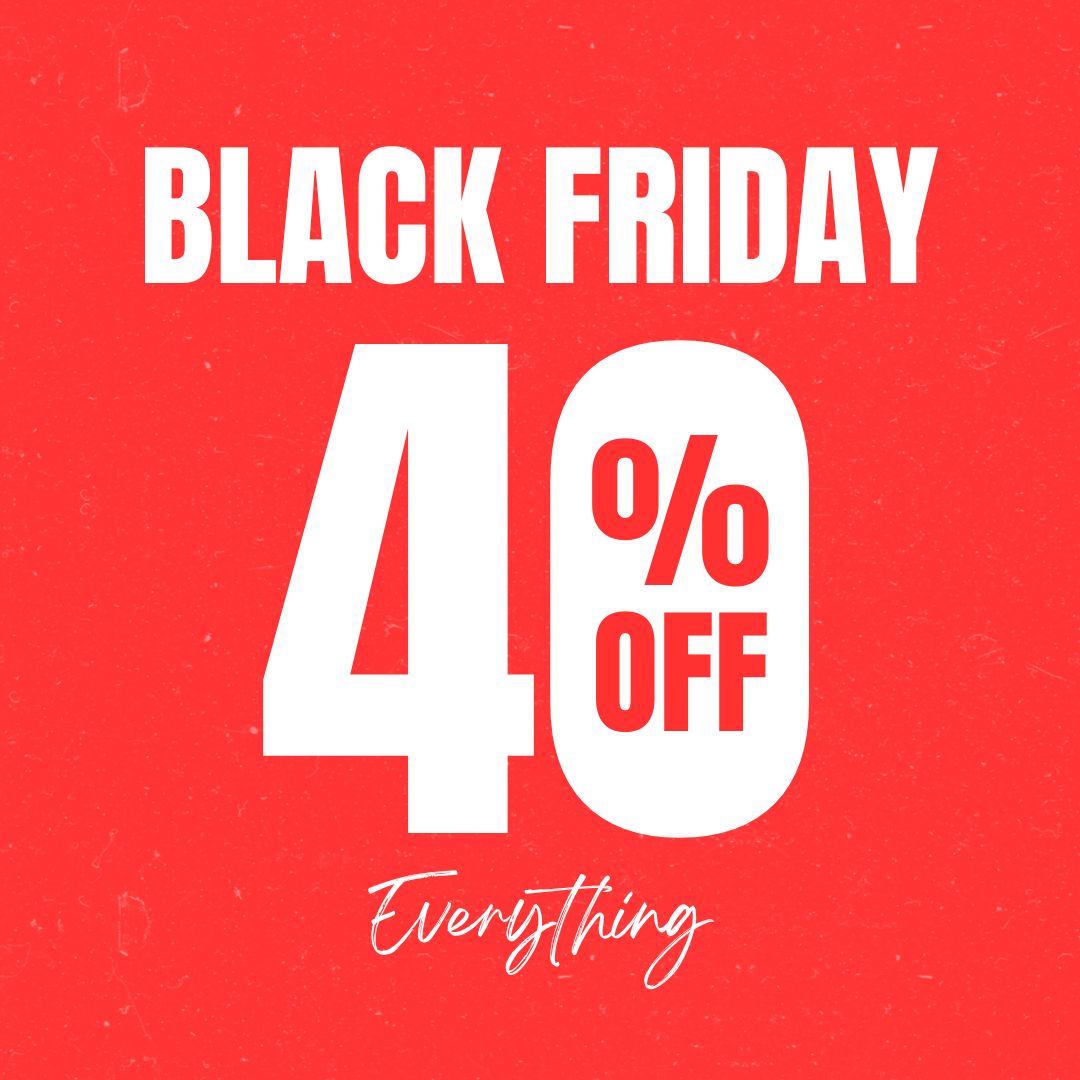 Black Friday 40% off 