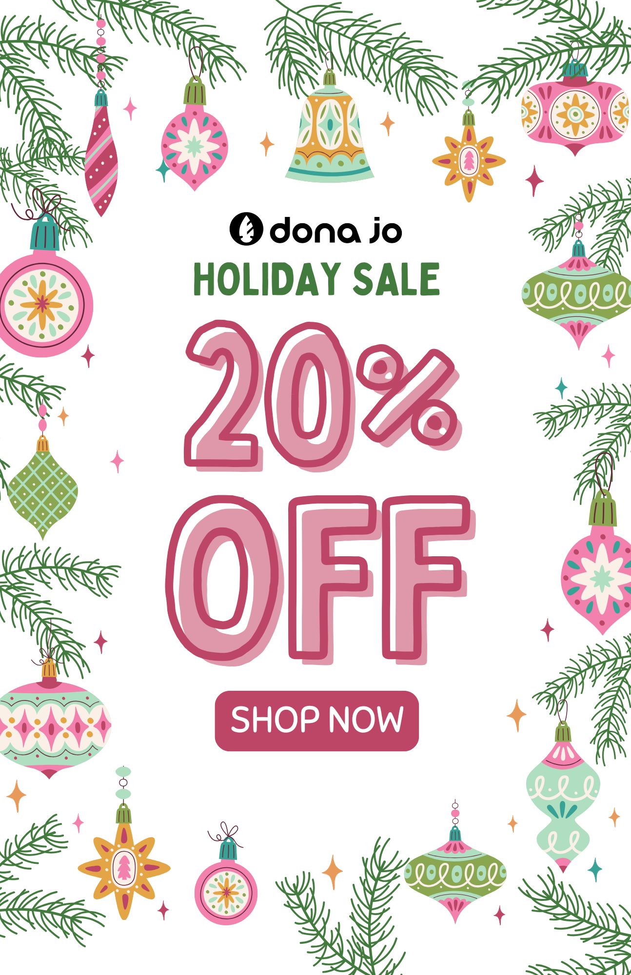 Holiday Sale 20% Off