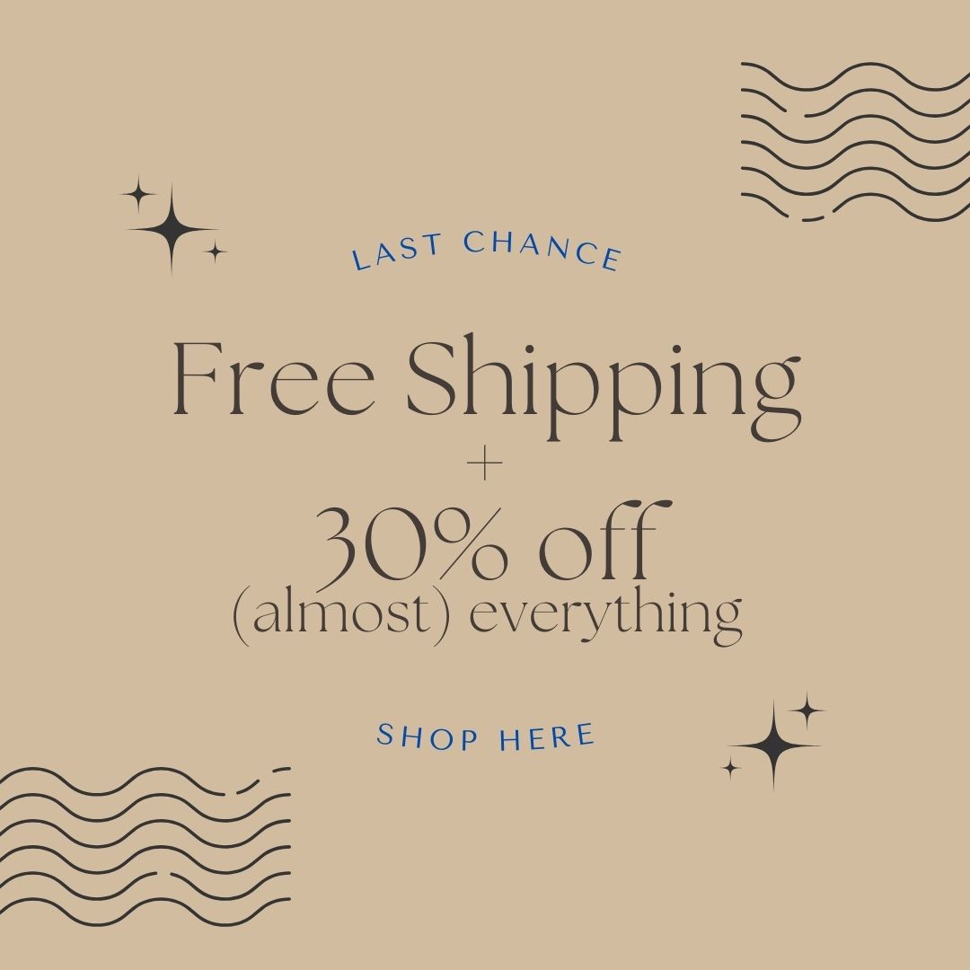 free shipping + 30% off